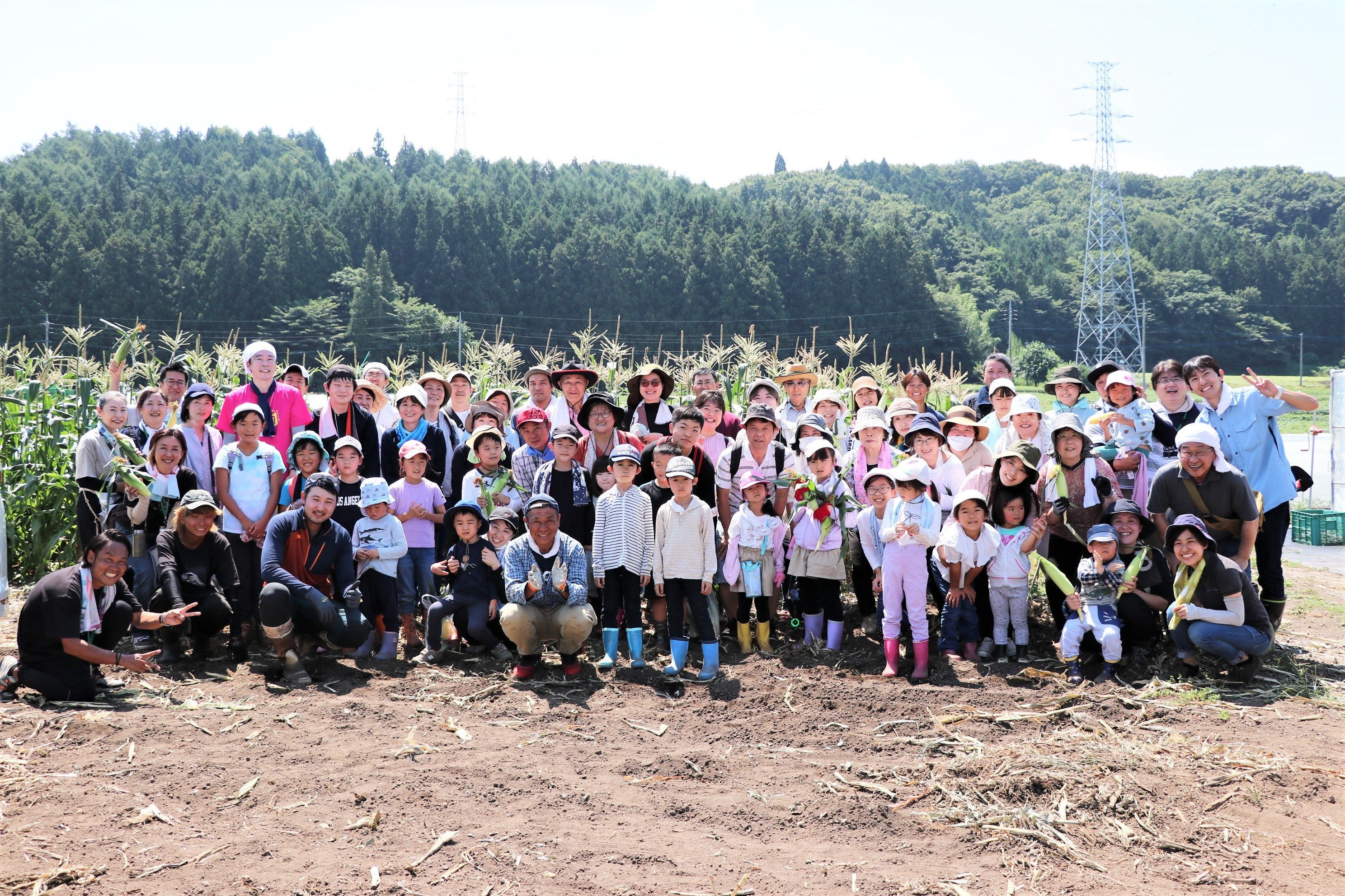 生とうもろこしまるかじり　昭和村で農業体験　7月27日（土）〔群馬〕