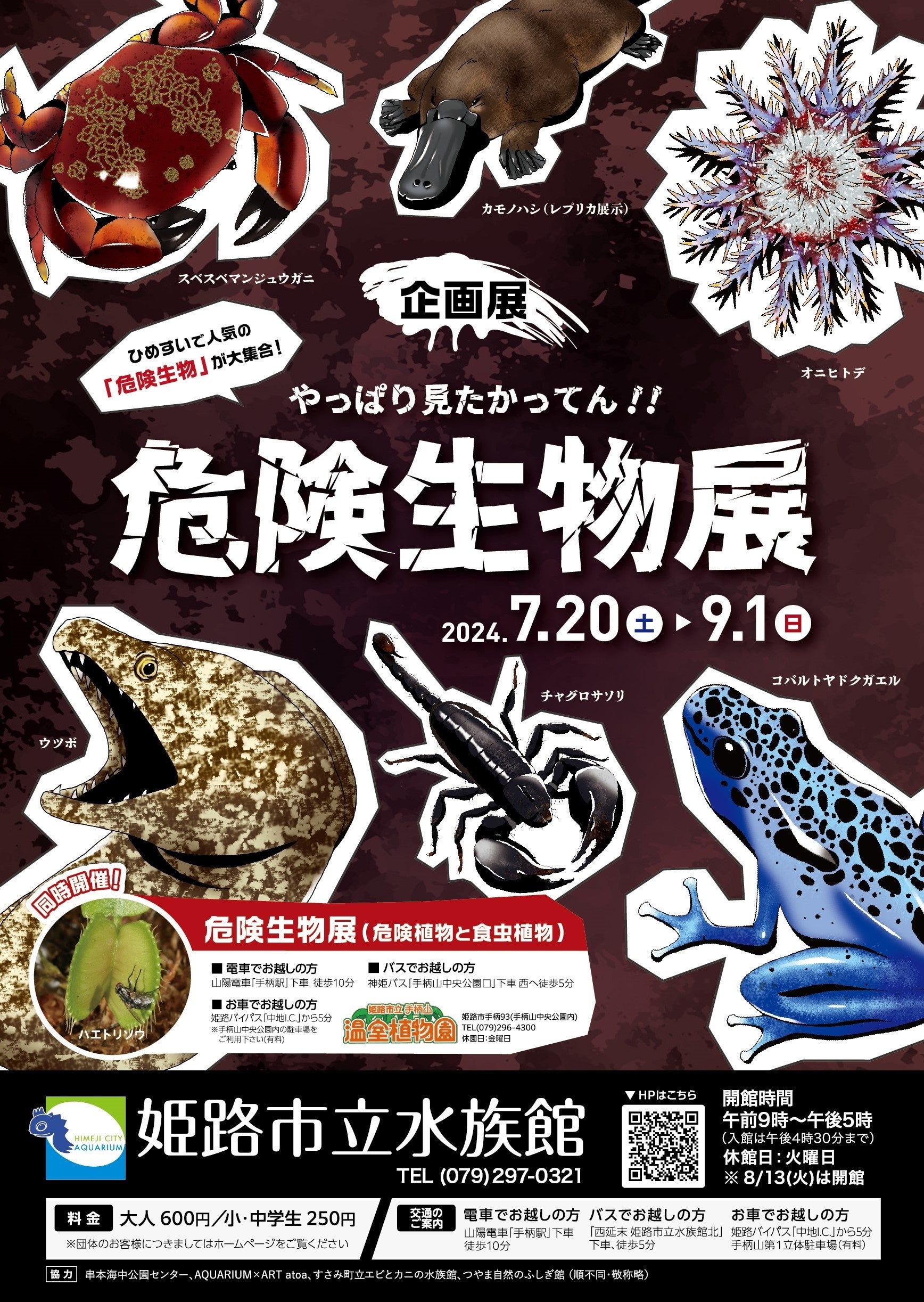 企画展「やっぱり見たかってん！！危険生物展」の開催について