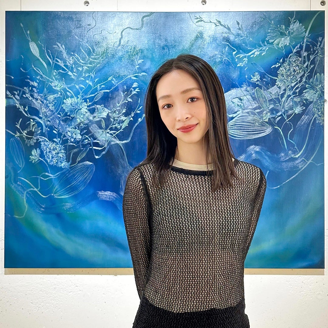 【YUGEN Gallery】花を生けるように描く油彩画。生け花師範であり絵描き、ruteN（ルテン）の個展開催が決定。