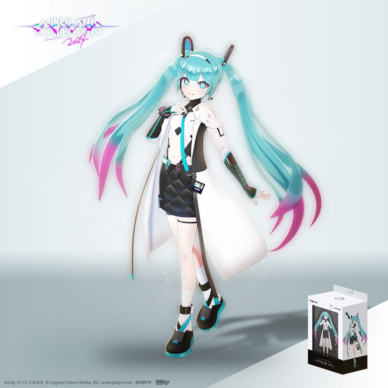 さいとうなおき氏デザインの「初音ミク」のデジタルグッズ東急歌舞伎町タワーの物販コーナーやオンラインスト...