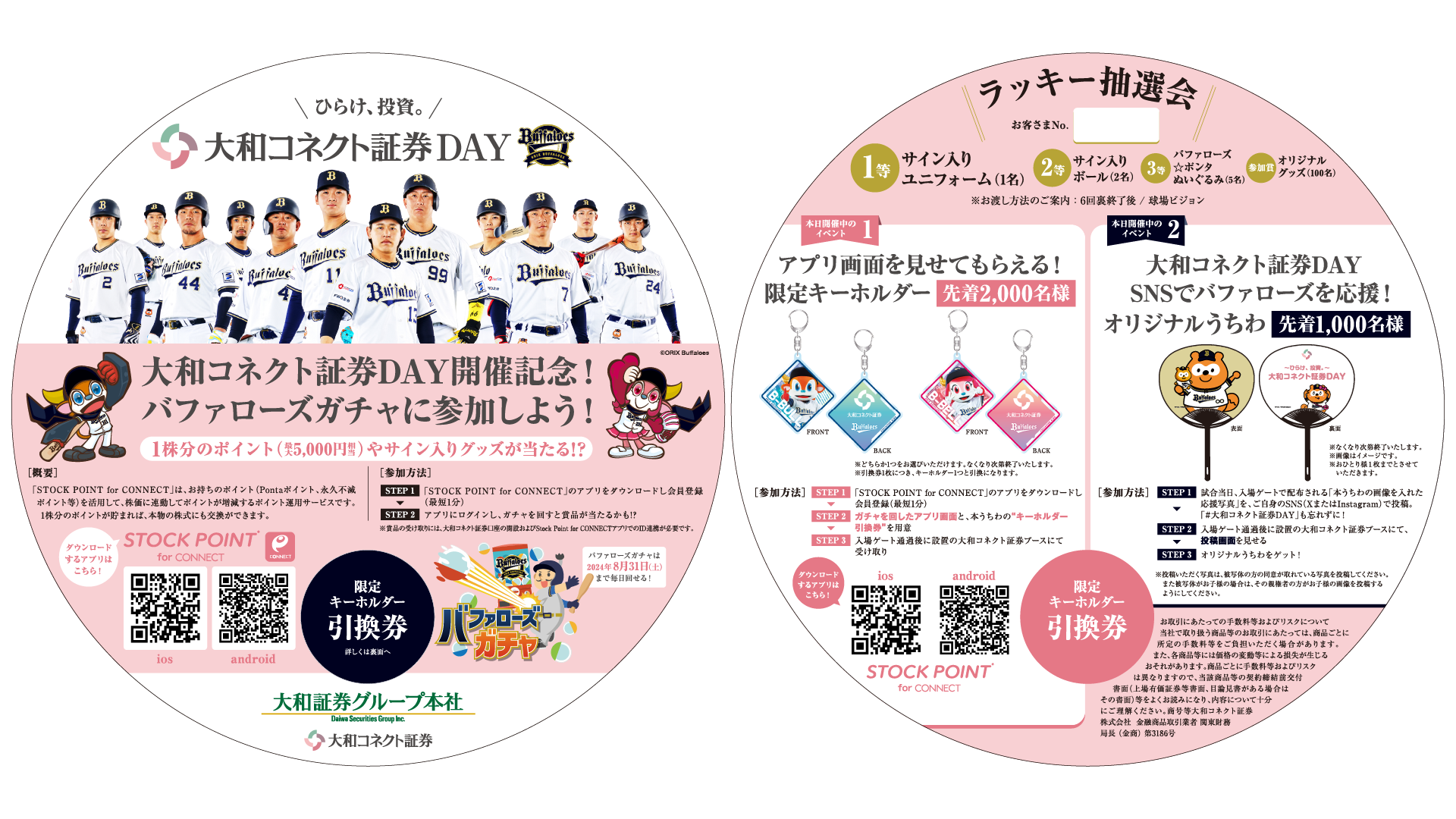 オリックス・バファローズ スポンサー冠試合「～ひらけ、投資。～ 大和コネクト証券DAY」（7/21）始球式にタ...