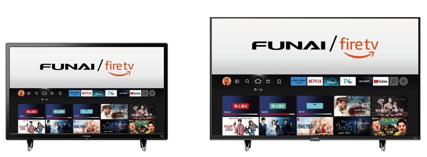 「FUNAI Fire TV搭載スマートテレビ」F170シリーズ 8月3日（土）より販売開始