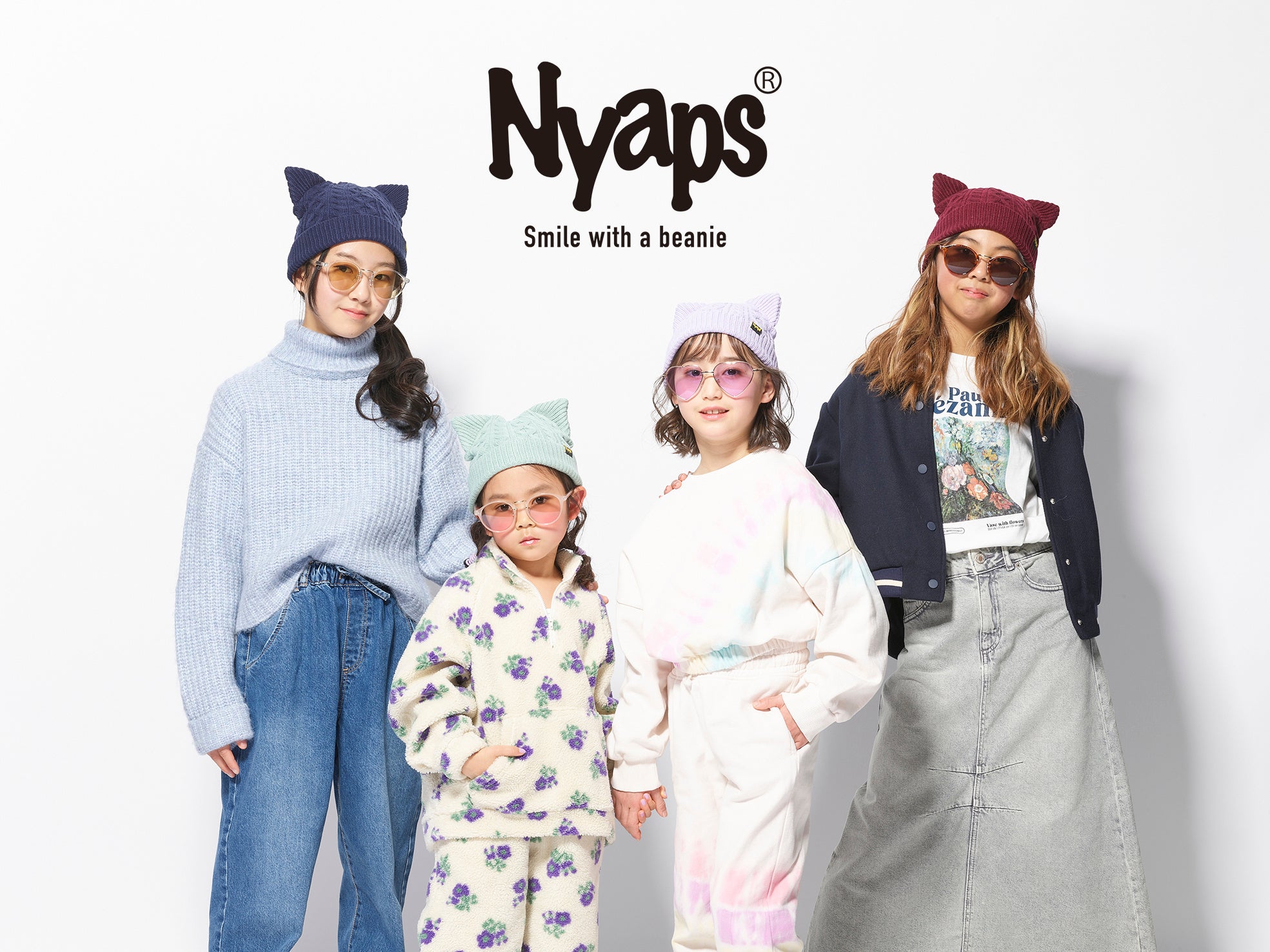 街も笑顔になる。猫耳ニットキャップ「NYAPS」デビュー！!