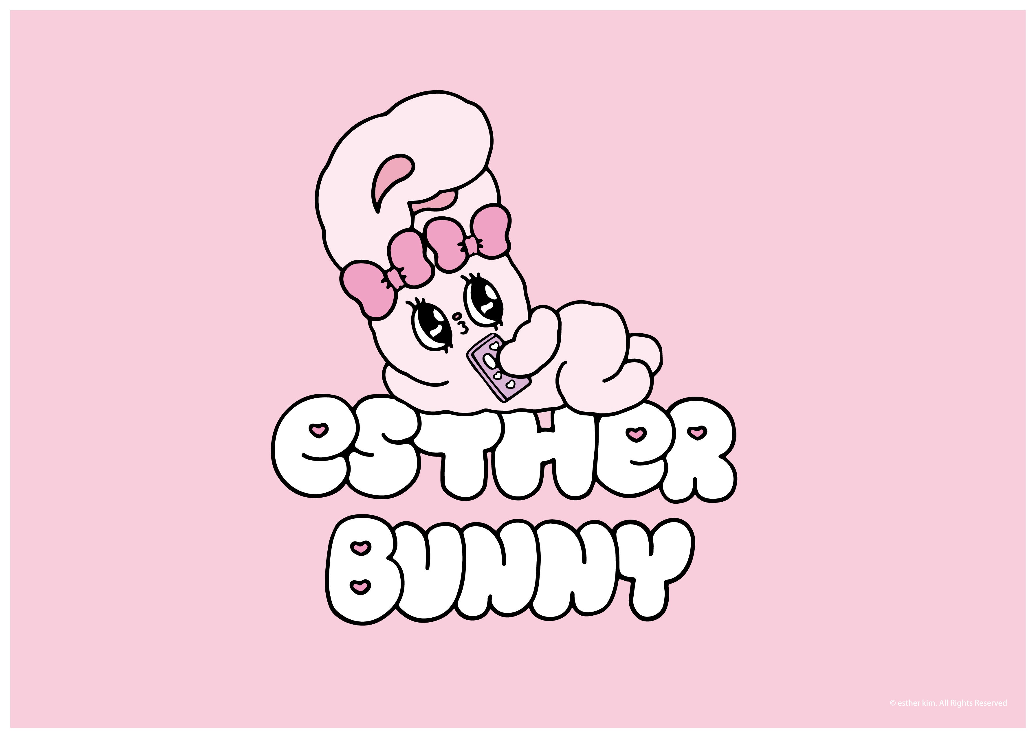 世界で愛される韓国のキャラクター「Esther Bunny（エスターバニー）」のアパレル、服飾雑貨がE-COMEGROUPよ...