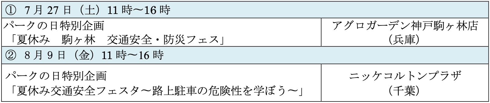 8月9日は「パークの日」