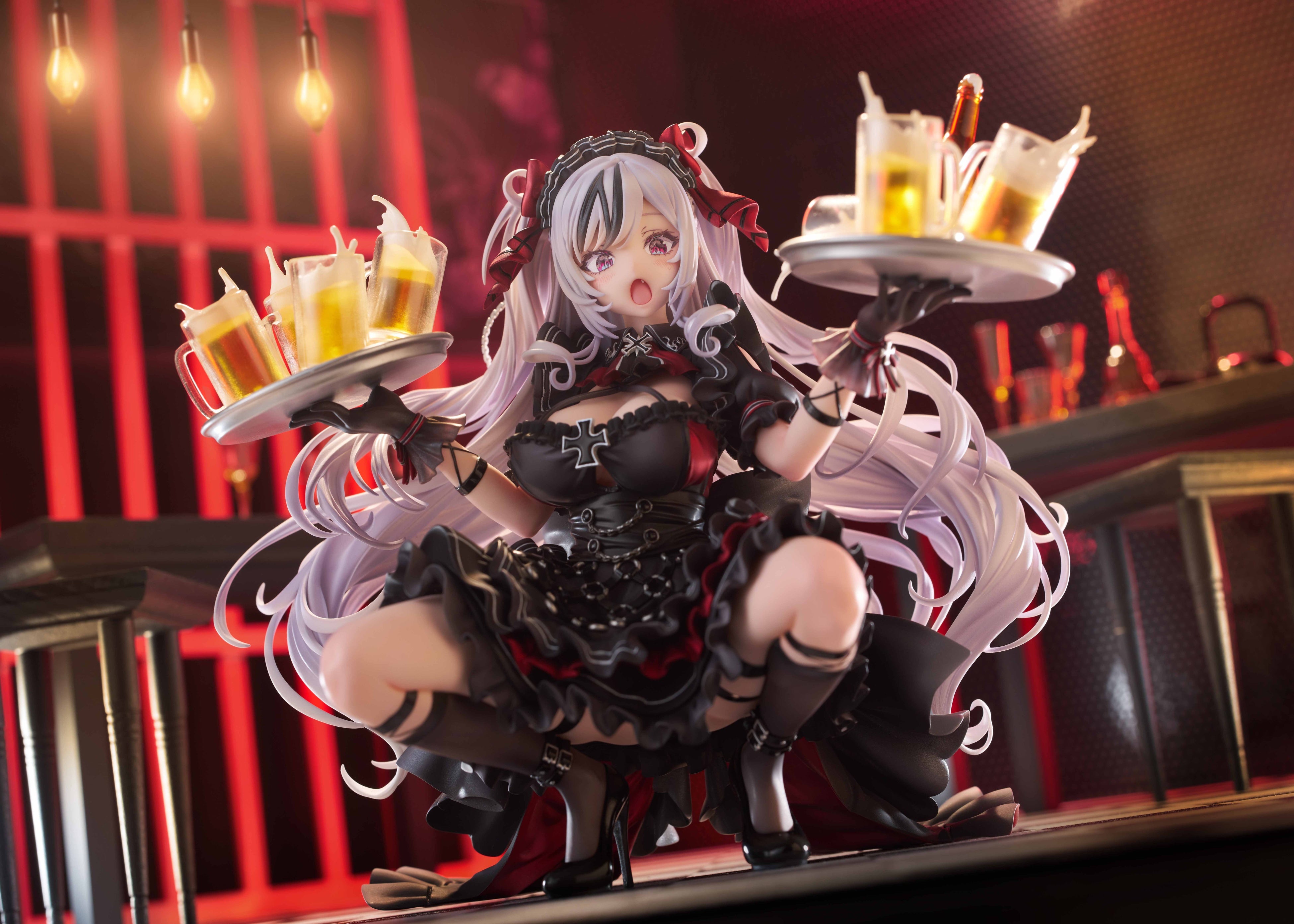 大人気スマホアプリゲーム『アズールレーン』より、1/7スケールフィギュア　アズールレーン　エルベ　見せ場...