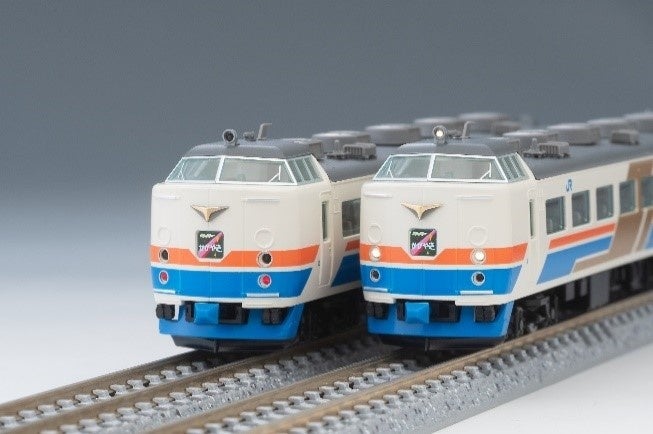 「TOMIX製オリジナルNゲージ 485系特急電車 かがやき・きらめき」の発売