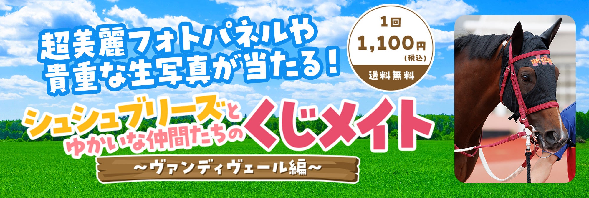 競走馬育成プロジェクト『リアルダビスタ』より シュシュブリーズ第5子、ヴァンディヴェールのデビュー2連勝...