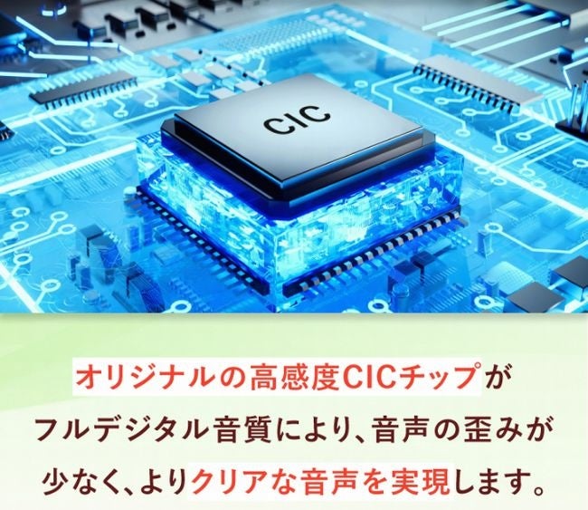 【耳鼻科医も納得】最大35倍も音が大きくなる、高感度集音器「ミミクリア」が新発売！