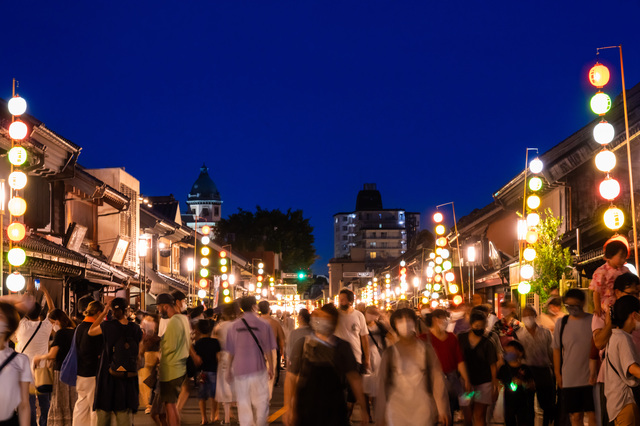 川越百万灯夏まつり 7月27日（土）28（日）開催！一番街の裏庭で「水足湯」と「カキ氷」で涼しく小休憩を。