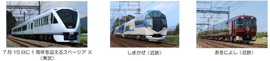 ― 東武鉄道×近畿日本鉄道 東西エリアの
連携施策 第３弾 ―
 両社の特急等で「スペーシアX」1周年
記念コラボビールを発売します！