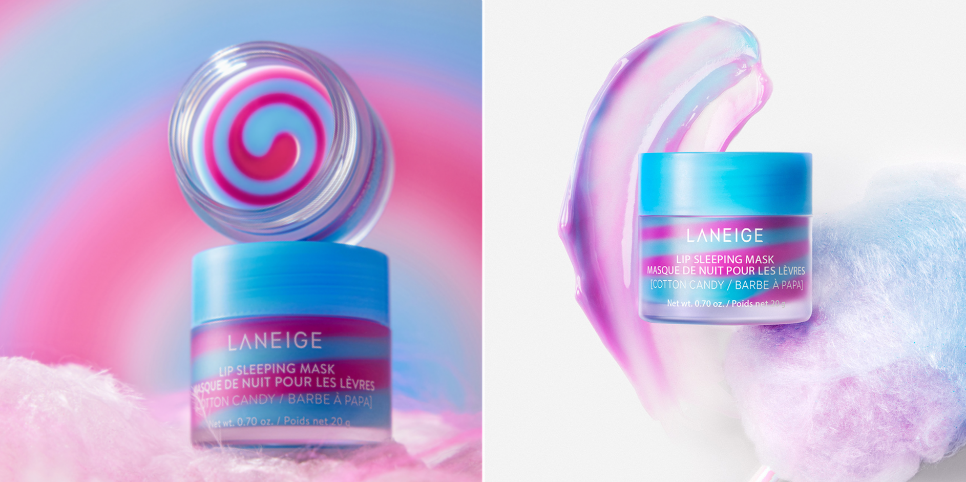 [LANEIGE]甘い夢に誘う、リップスリーピングマスク限定フレーバー“コットンキャンディ”を8/30に数量限定発売