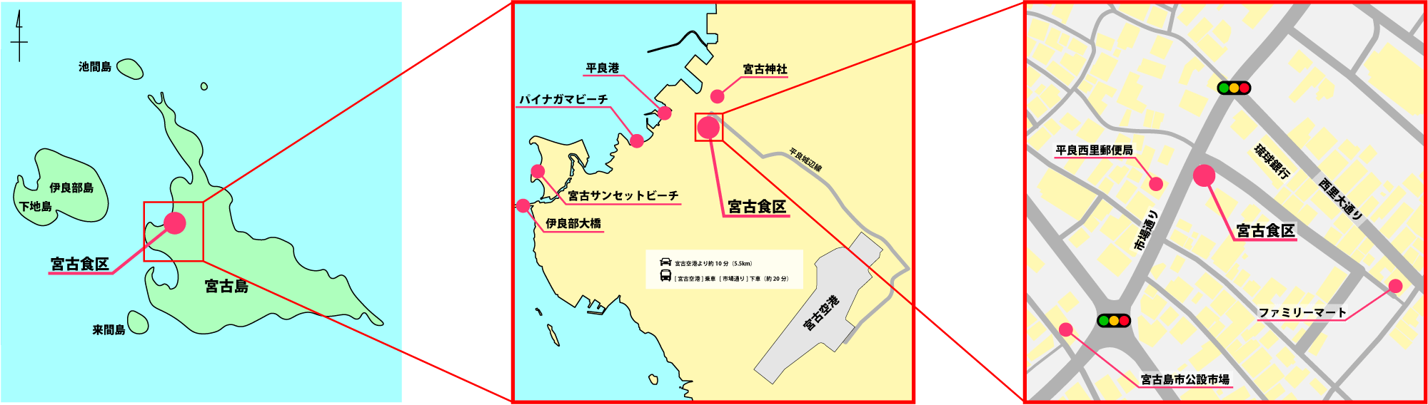 宮古島（沖縄）に謎のコンテナが集合「宮古食区」が 8月8日グランドオープン!!