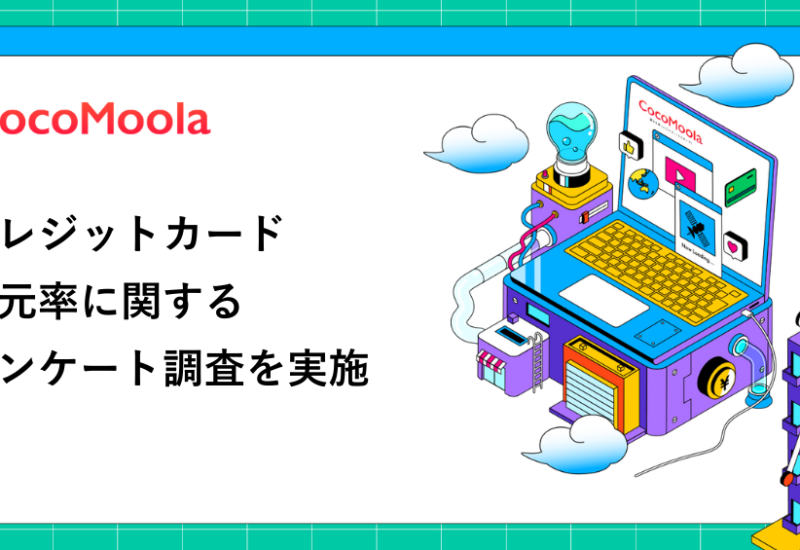 【ココモーラ】クレジットカードの還元率に関するアンケート調査を実施