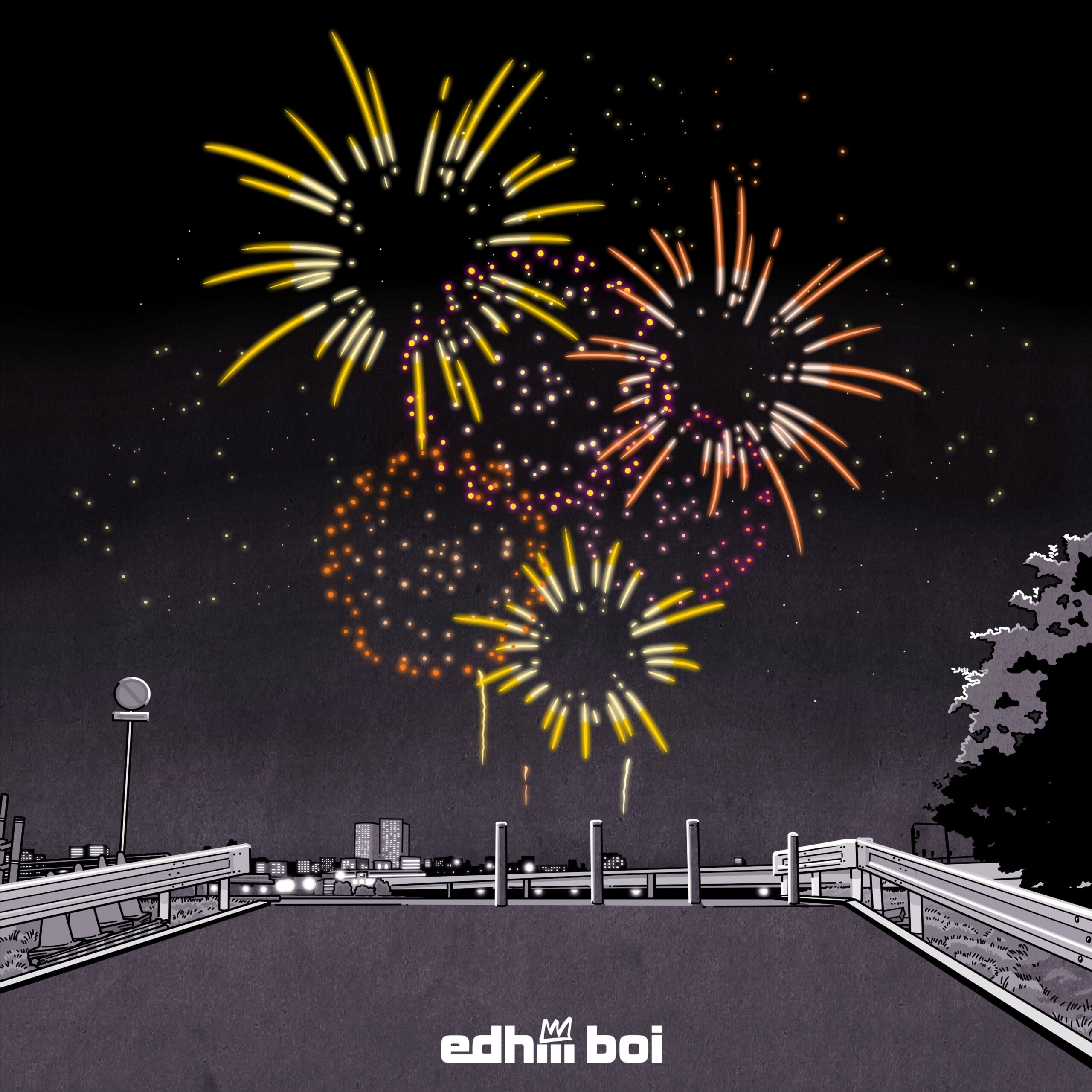 edhiii boi、等身大な恋心をテーマにした新曲「花火 feat. SHU」8月21日(水)リリース決定！