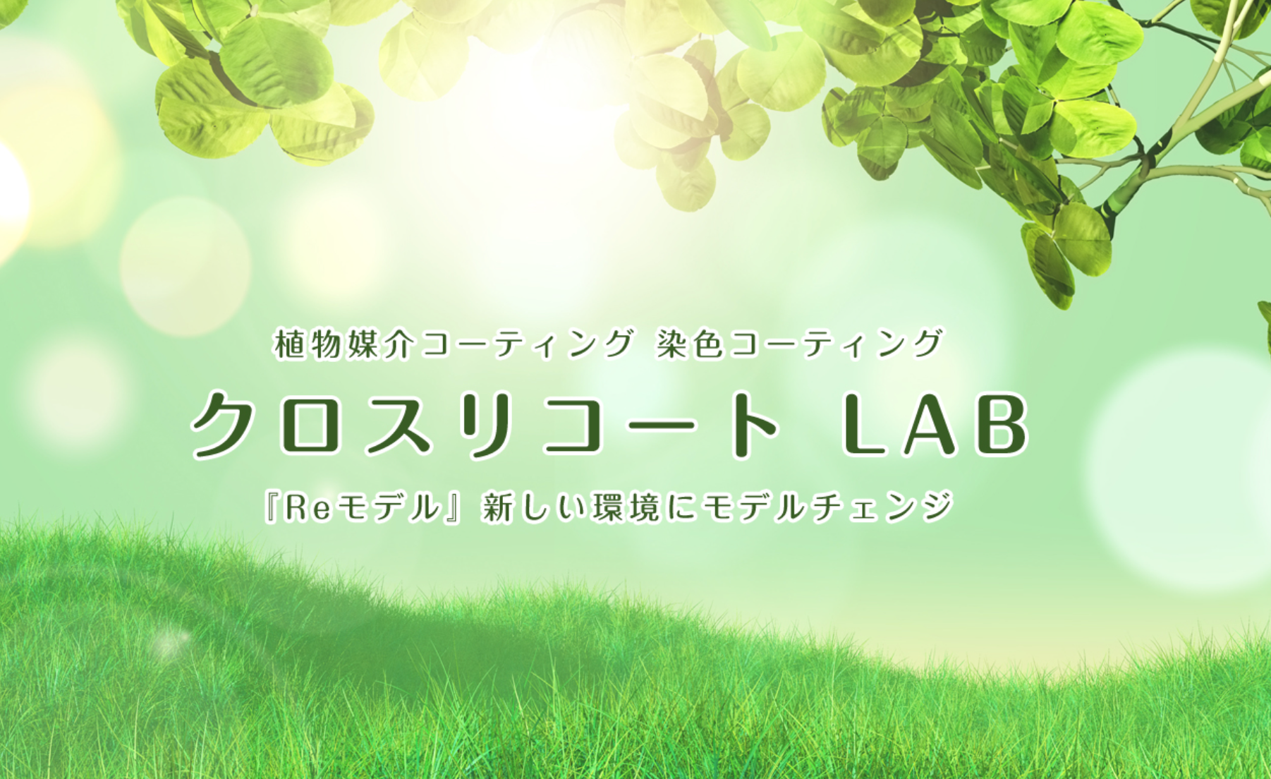 【植物触媒®︎】原状回復のみらいをつくる！染色コート剤と植物素材の融合に成功！化学と植物が創り出す付加価...