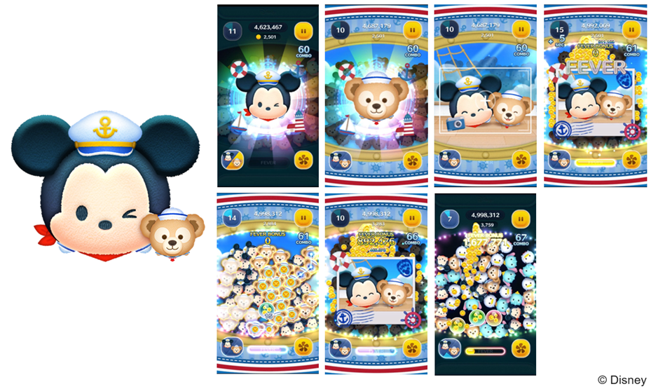 【LINE GAME】『LINE：ディズニー ツムツム』、ダッフィー＆フレンズツム登場の特別な2か月間！8月の新ツムは...