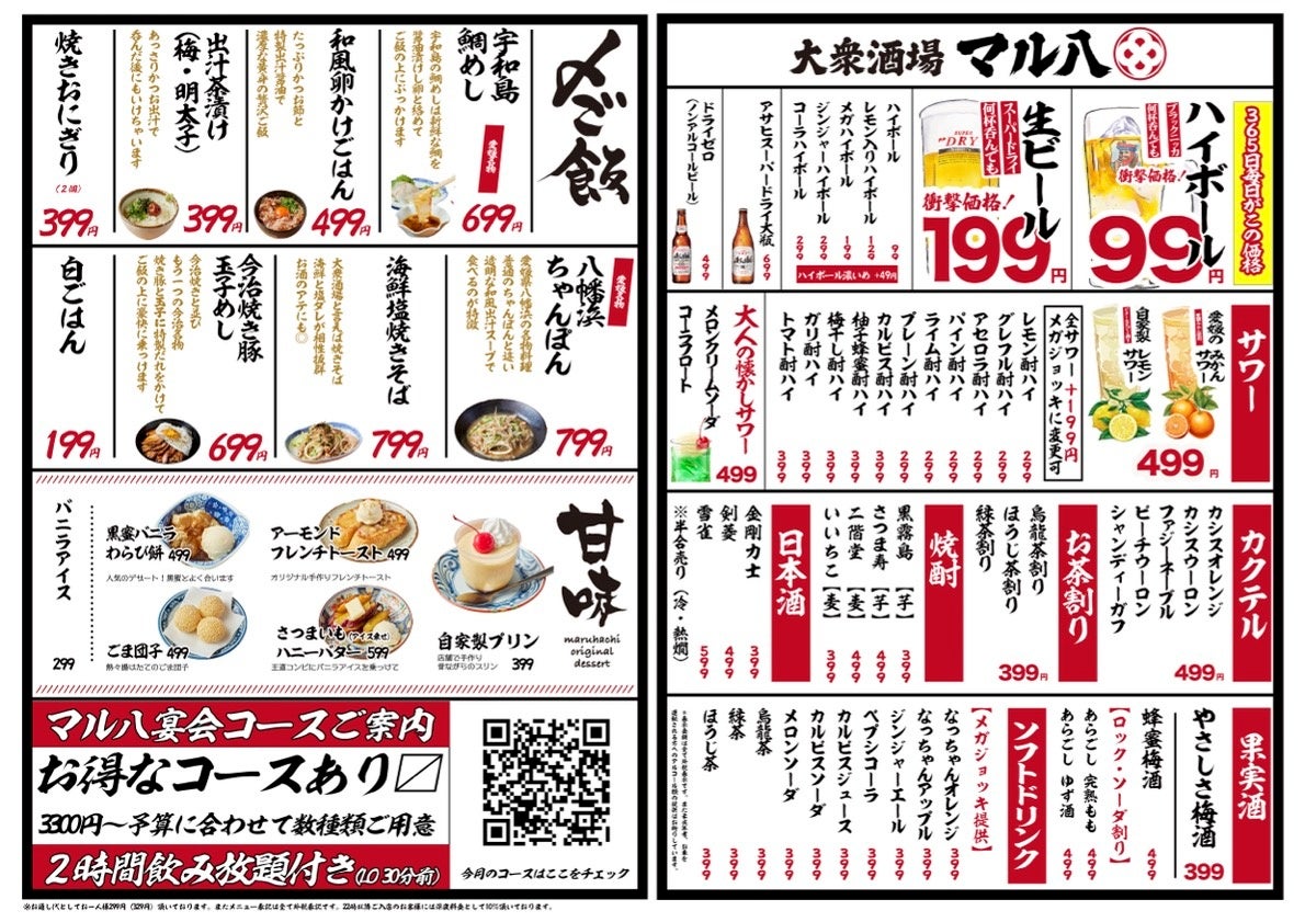 【赤字覚悟のオープンキャンペーン！】生ビール・ハイボール・レモンサワーが何杯飲んでも1杯8円！【”8並び”...