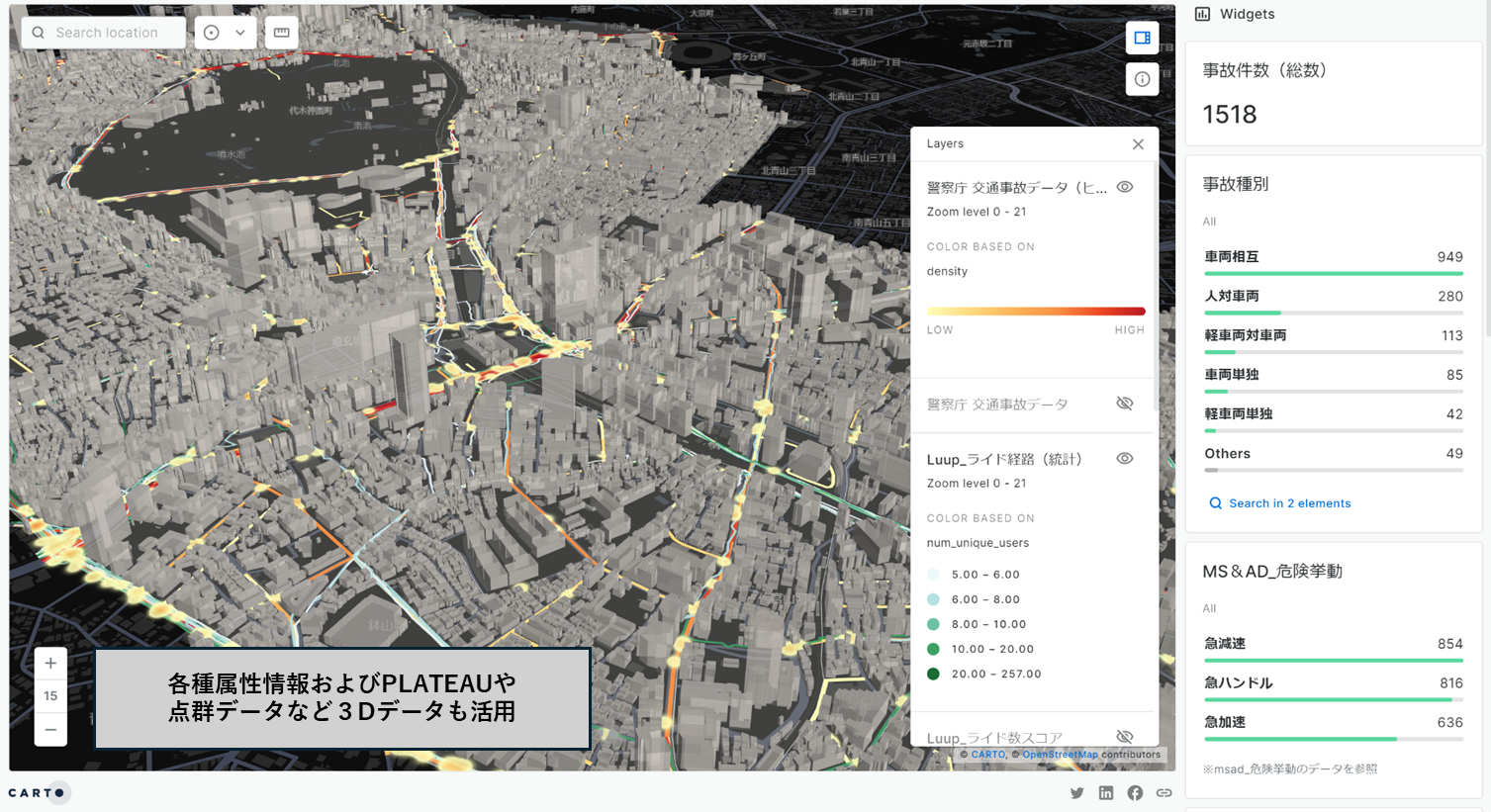 Pacific Spatial Solutionsが参画する「各種交通データを活用したまちづくり推進プロジェクト」が、東京都デ...