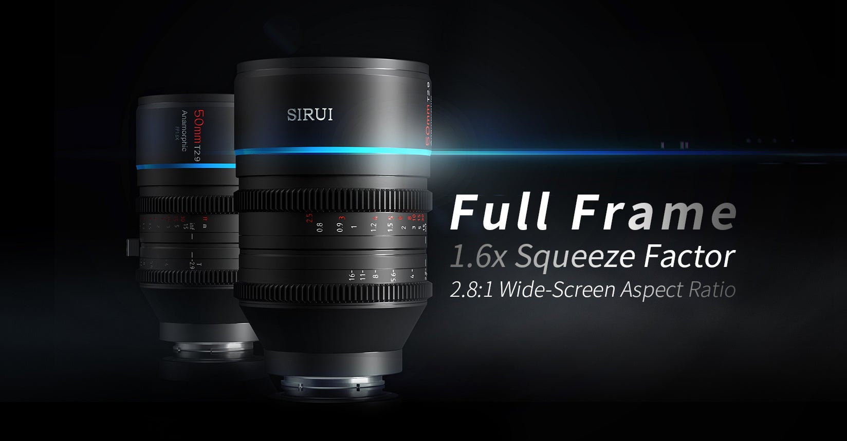 「SIRUI Venus 50mm」SIRUIの初のフルフレームアナモルフィックレンズで映画の世界へ