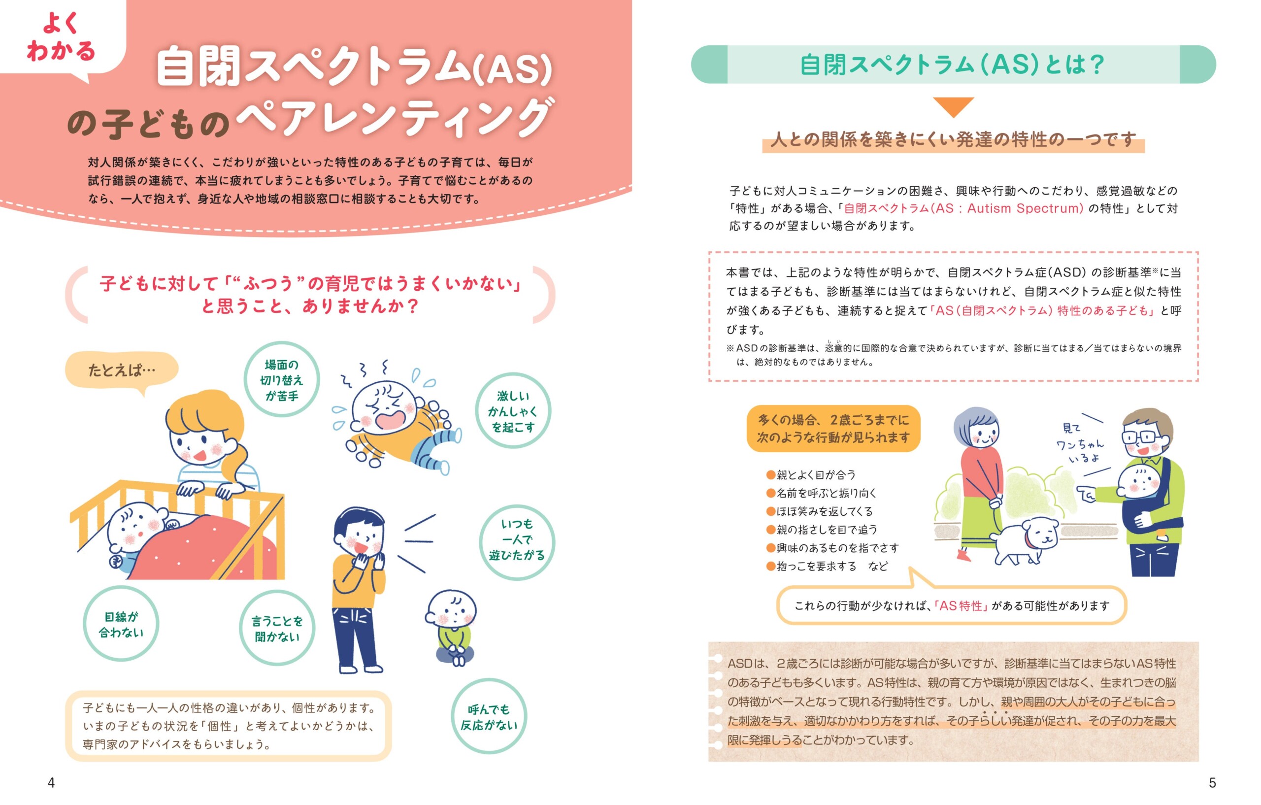 自閉スペクトラム症（ASD）やそれに似た特性のあるお子さんに、よりていねいな子育てを。『よくわかる自閉ス...