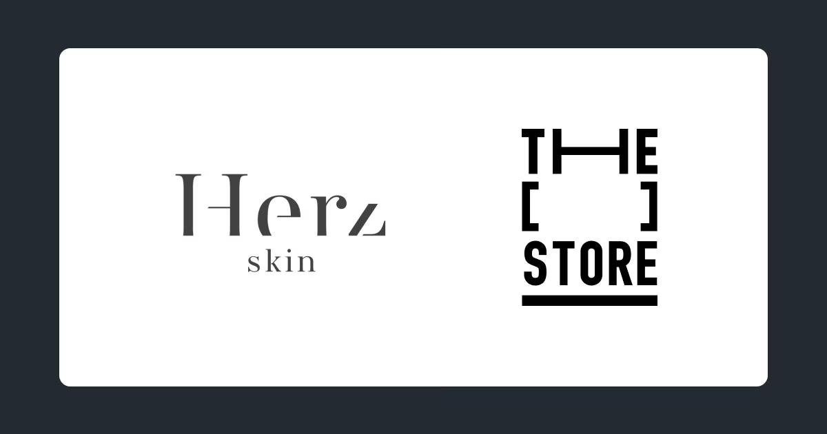 次世代型ショップ「THE [　] STORE」に舟山久美子さんが手がけるスキンケアブランド「Herz skin」が出店決定