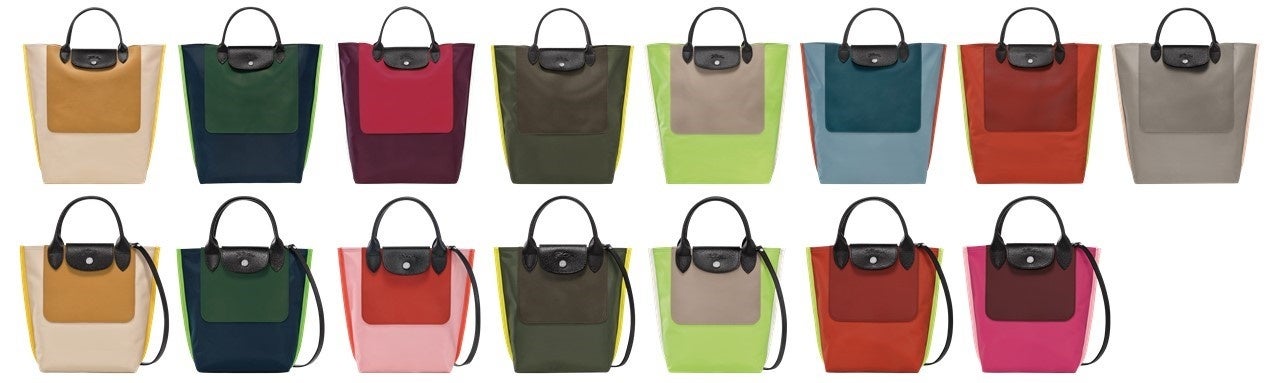 ロンシャンの時代を超えたアイコンと地球環境への配慮がひとつになったライン、「Cabas Longchamp Re-Play（...