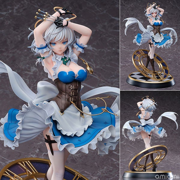 『東方Project』より、「月時計　十六夜咲夜」のフィギュアが豪華版と通常版で登場。あみあみにて予約受付中。