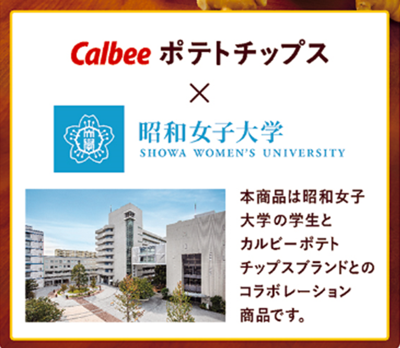 昭和女子大学の学生と1年かけて考え抜いたポテトチップスが発売！中華スープの味わいをイメージしたなつかし...