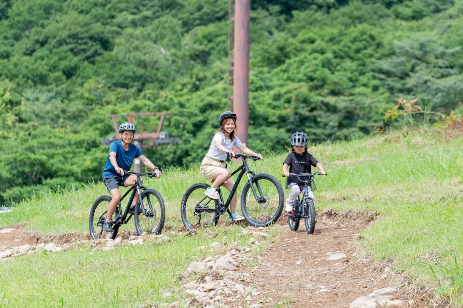 こども達の冒険心が、夏休みを特別にするマウンテンバイクやおもしろ自転車が体験できる「サイクルパーク」新...