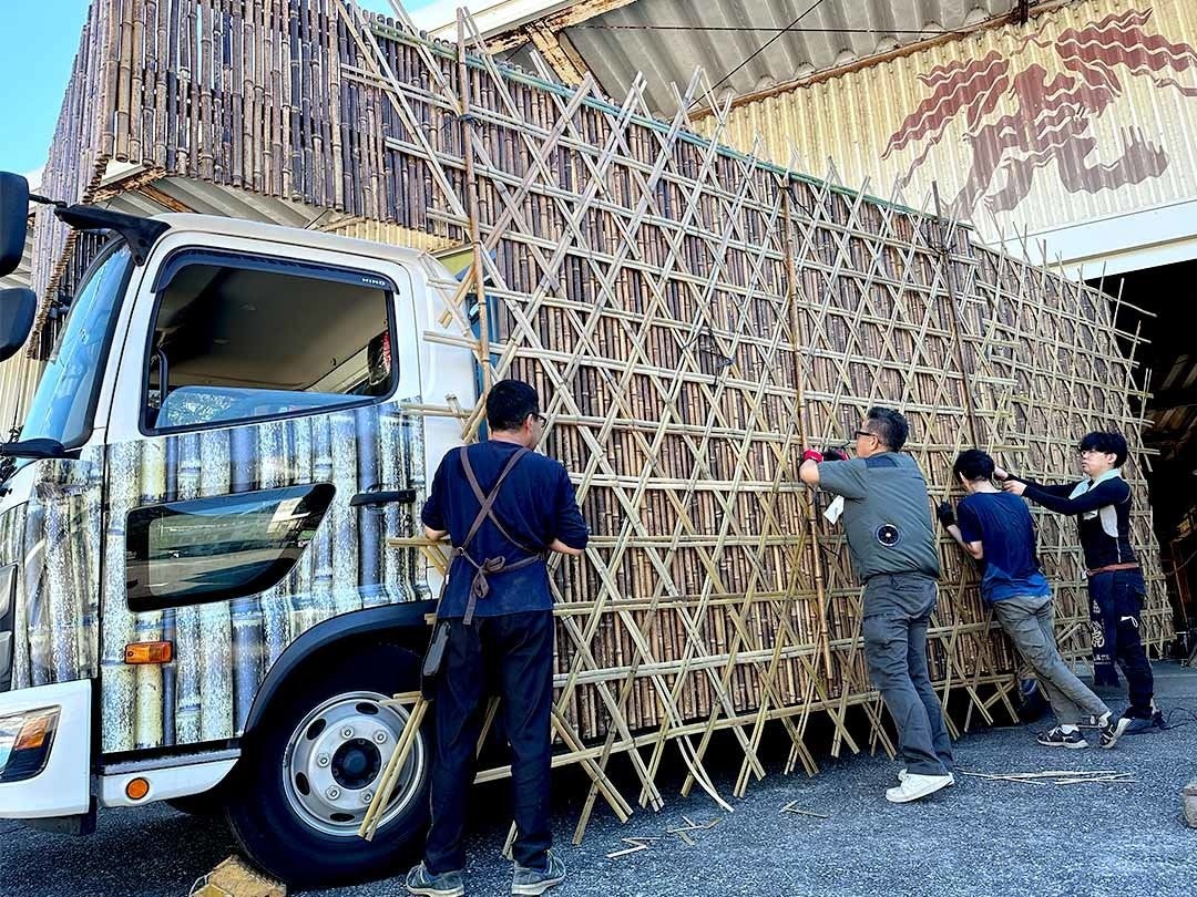 よさこい祭りを彩る！「虎竹製の地方車」ついに完成！