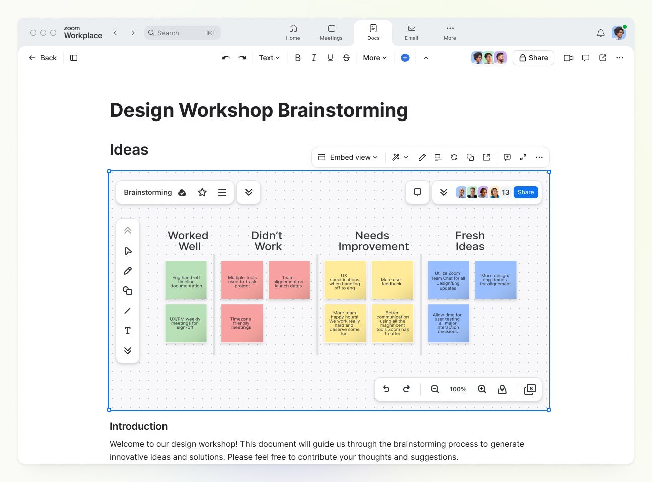 AI ファーストの Zoom Docs が Zoom Workplace にて提供開始