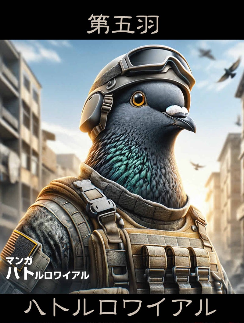 【8月10日 鳩の日記念】鳩のバトロワゲーム「ハトルロワイアル」のストーリーマンガ「マンガハトルロワイアル...