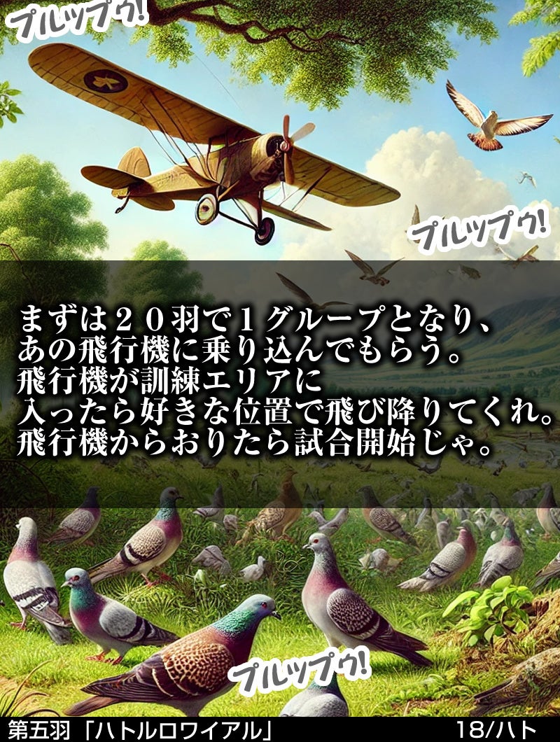 【8月10日 鳩の日記念】鳩のバトロワゲーム「ハトルロワイアル」のストーリーマンガ「マンガハトルロワイアル...