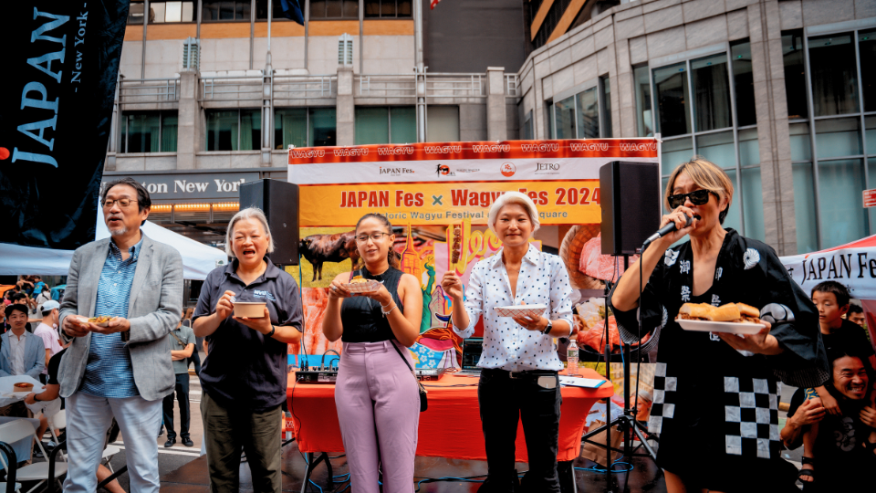 ニューヨーク州上院議員らも和牛絶賛！タイムズスクエアで開催の"JAPAN Fes × Wagyu Fes"に1万5,000人来場。