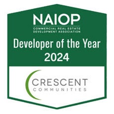 米子会社　「Crescent Communities(クレセント コミュニティーズ)」NAIOP（全米商業不動産開発協会）から最優...