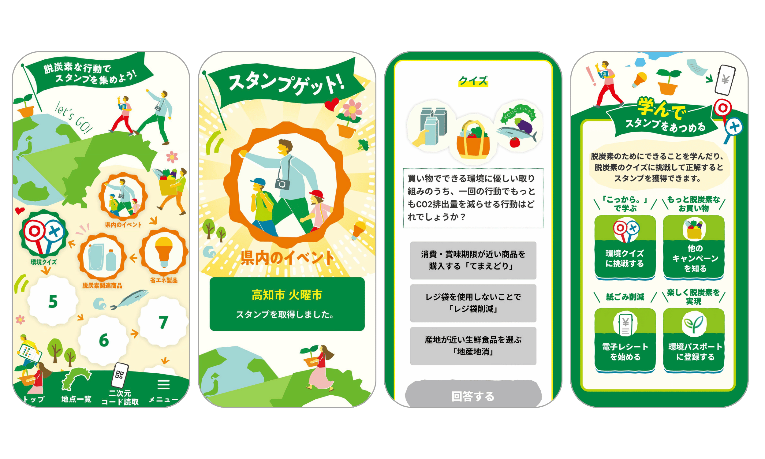 高知県主催の「あっちCO2こうち デジタルdeスタンプラリー」にPKBソリューションが採用