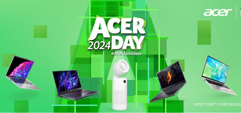 Acer Day 2024 「AI’m limitless - AIのある未来へ - 」8月2日よりAcer公式オンラインストアで開催！