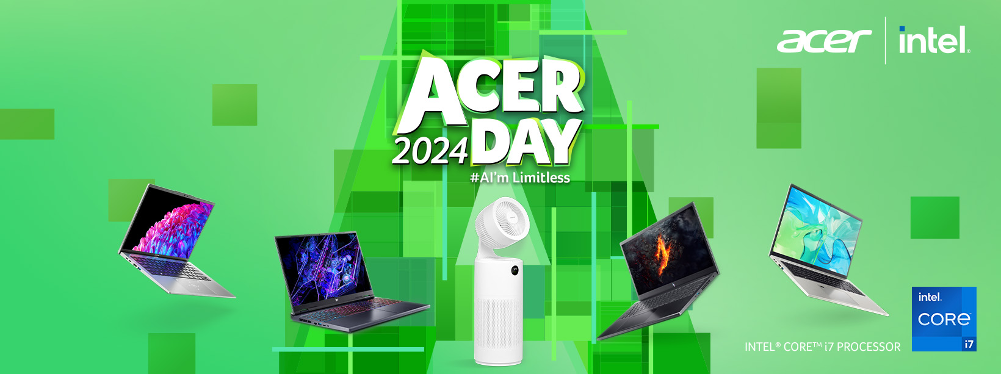 Acer Day 2024 「AI’m limitless - AIのある未来へ - 」8月2日よりAcer公式オンラインストアで開催！