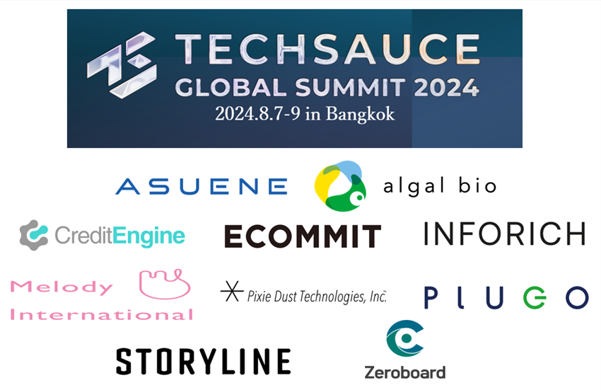 Techsauce Global Summit 2024ジャパンパビリオンに出展する10社が決定!