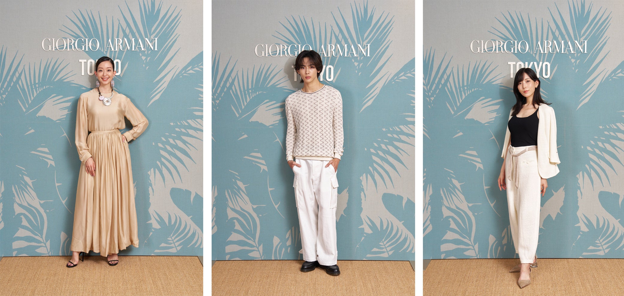 【ジョルジオ アルマーニ】「MARE POP UP STORE OMOTESANDO HILLS」に米倉涼子、[Alexandros] 川上洋平はじめ...