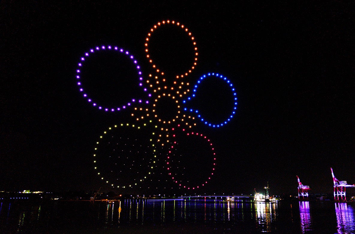 石川県・加賀市片山津で花火×ドローン×和太鼓のサマーナイトイベントを開催！真夏の夜空を彩る300機のドロー...