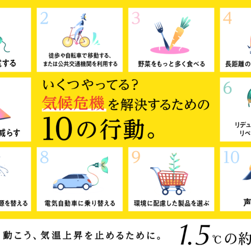 国連とメディア有志、SNSムーブメント「何もしないともっと暑くなる」、本日スタート！