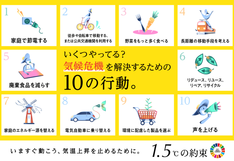 国連とメディア有志、SNSムーブメント「何もしないともっと暑くなる」、本日スタート！