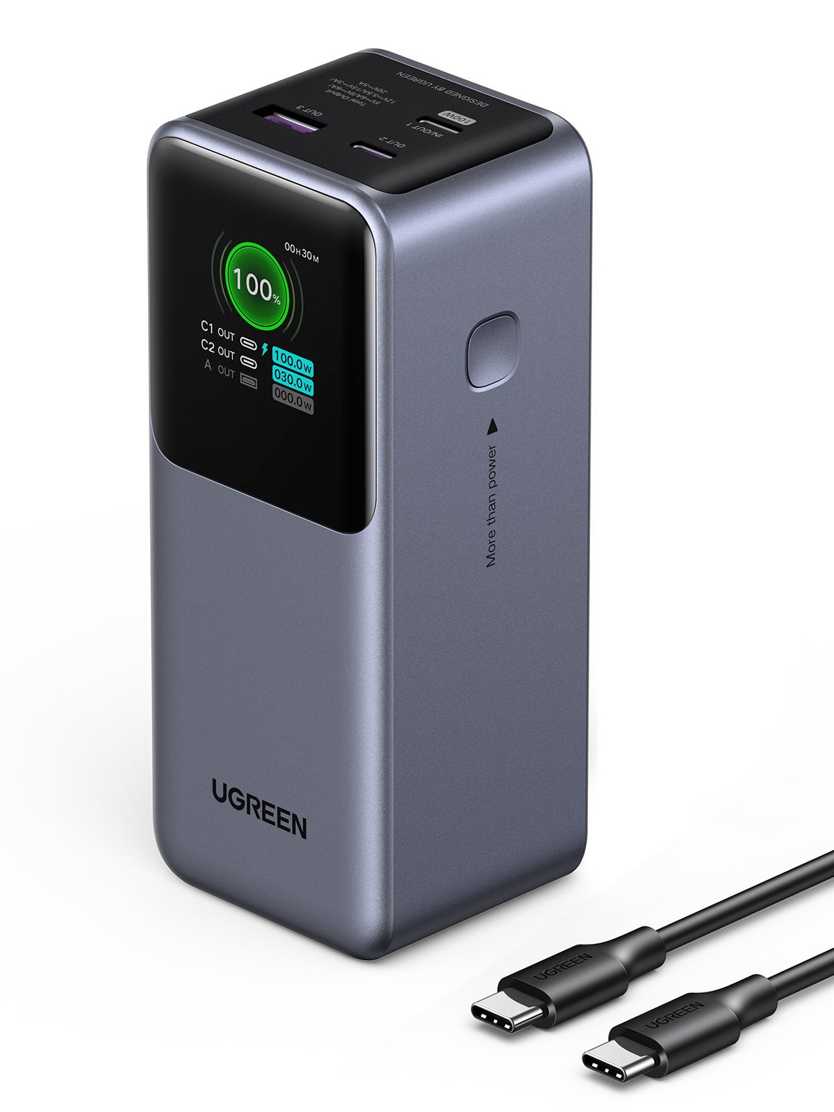 【UGREEN史上最高出力のモバイルバッテリーが登場】最大出力300W・最大5台のデバイス充電が可能な「パワーモ...