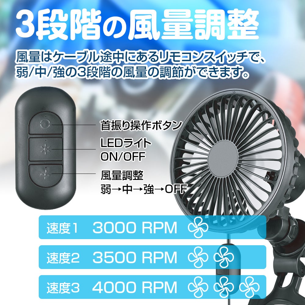 【再入荷】新製品発表後に即完売したカー用品メーカーMAXWINの車載扇風機『K-FAN14』が再入荷しました！