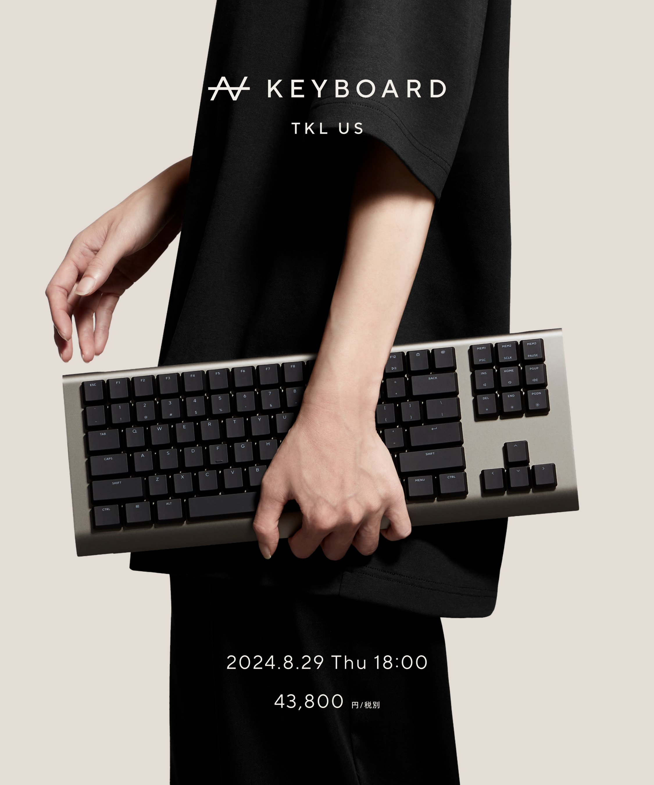 ZETA DIVISION監修 ZENAIM KEYBOARDよりUS配列モデルを8月29日（木）にリリース