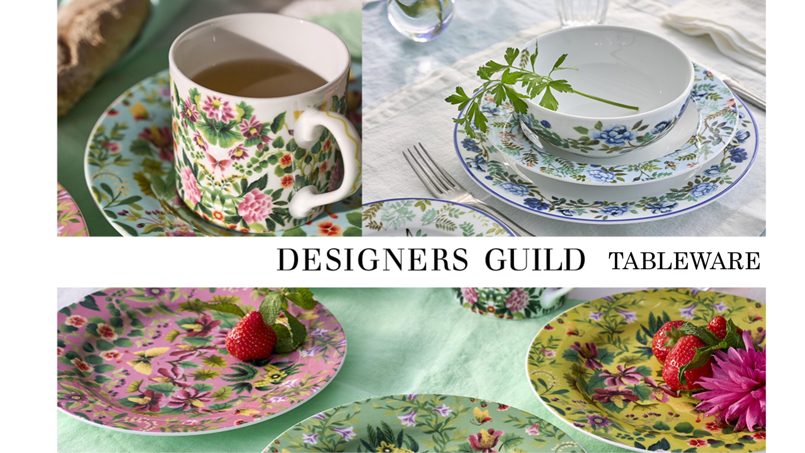 英国発の世界的有名ブランドDESIGNERS GUILD（デザイナーズギルド）のテーブルウェア専門サイトがオープン