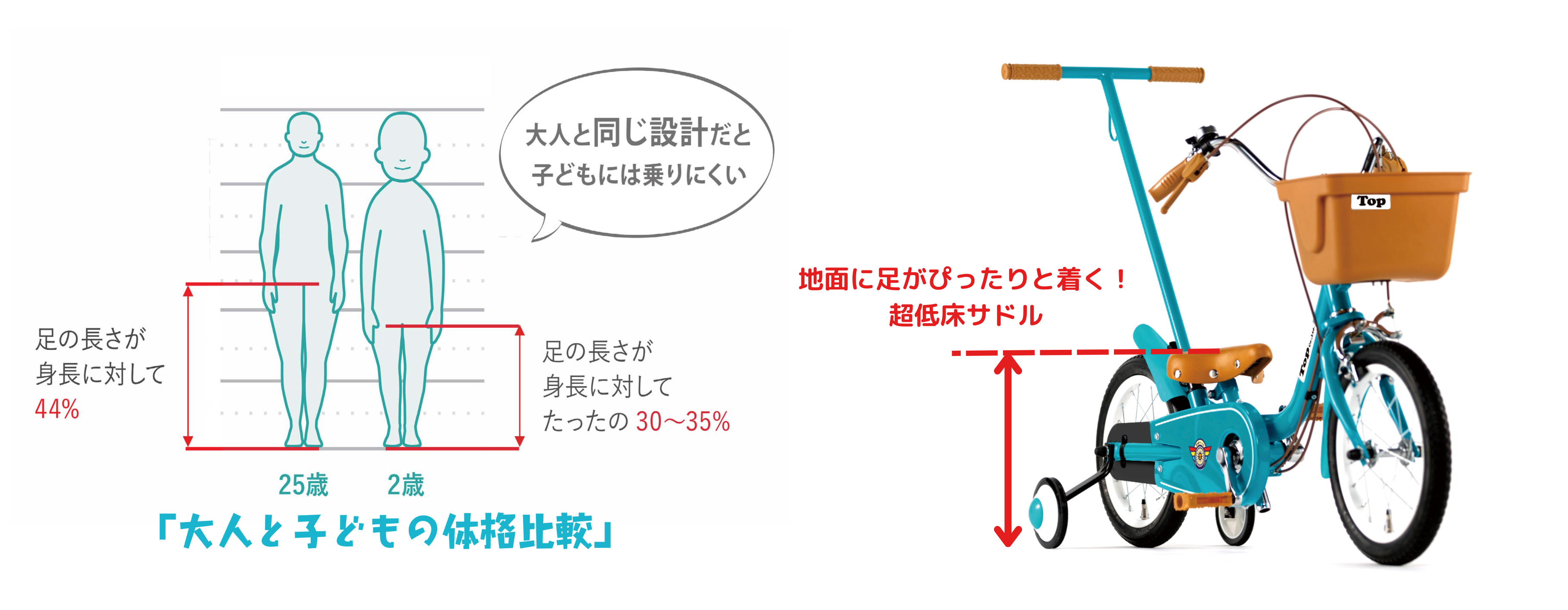 ２・３歳から入学頃まで、最長5年長く乗れる！補助輪から安心してスタートできる「いきなり自転車」を8月23日...