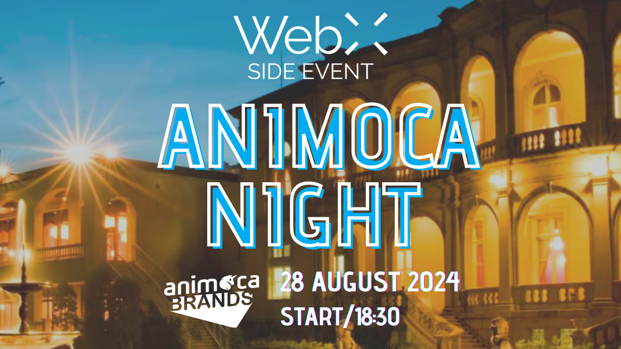 Animoca Brands Japan、WebX 2024にあわせAnimoca Nightを2024年8月28日に開催